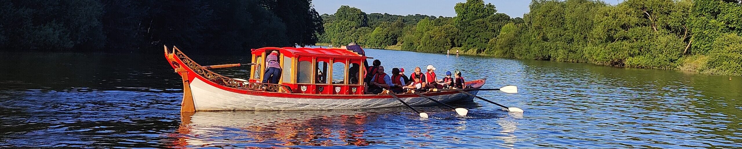 Jubilant on the river at Petersham meadow